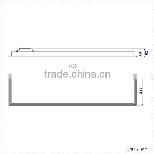48w 300x1200m flat panel ceiling light