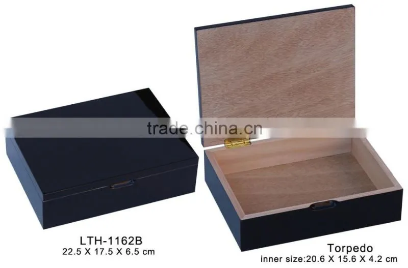 Simple finished wooden box