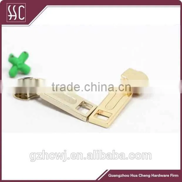 rectangle nicke zipper puller, metal fittings of zipper puller, fancy design handbag zipper puller