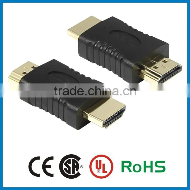 APBG Wholesale Gold /nickel plated hdmi connector male to male /male to female /female to female adapter
