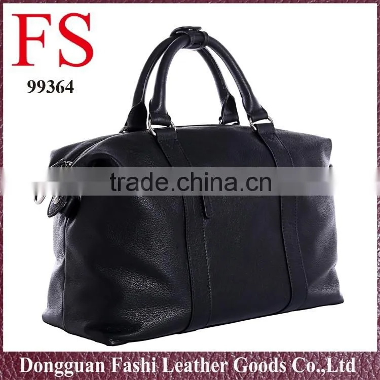 weekend outdoor overside leather travel bag