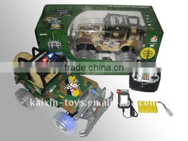 10112507 2012 Top selling rc police car with 4 function and light