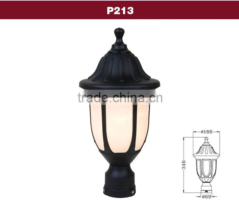 P213 Plastic outdoor lamp Garden lantern exterior standing energy saving Light lamp