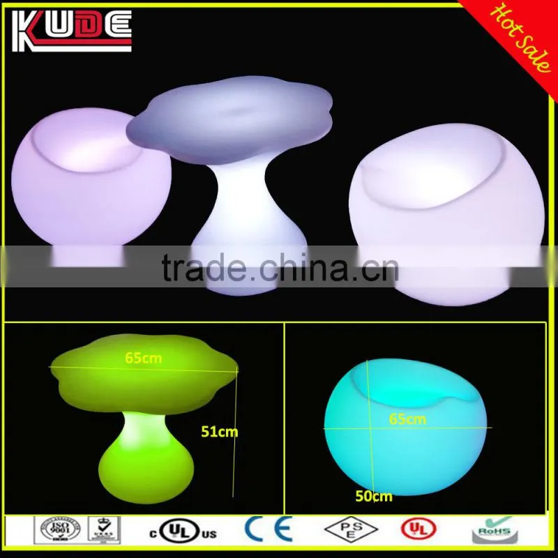 LED Funny Bar Stools And Chairs/Waterproof LED Stool/LED Glowing Chair For Party Using