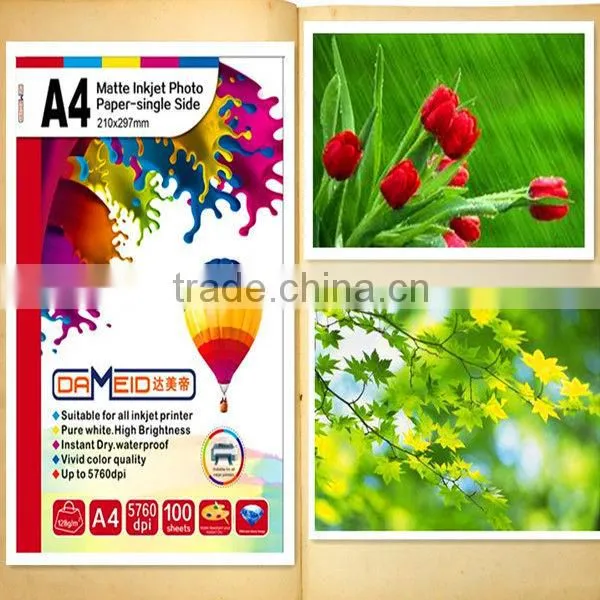 office paper, photo paper, inkjet paper, matte paper 250gsm, Double sided, A4