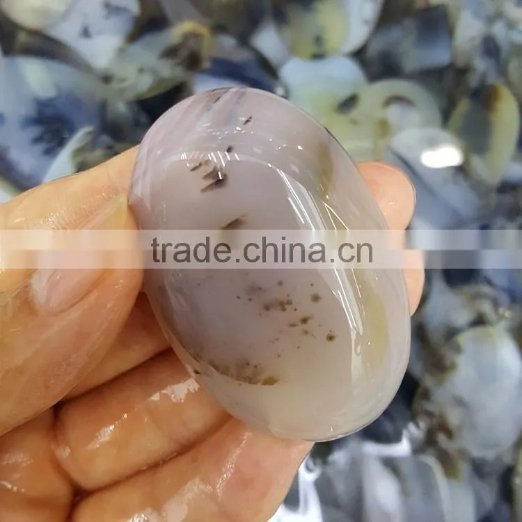 Water Drop Shaped Agate Slabs Pendants Jewelry