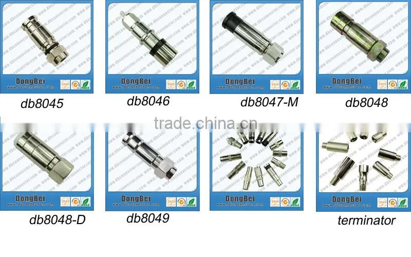 f connector rca plug adapter