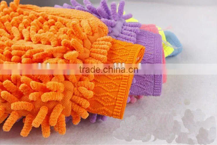 Chenille Car cleaning gloves /car wash gloves/Car wash mitt