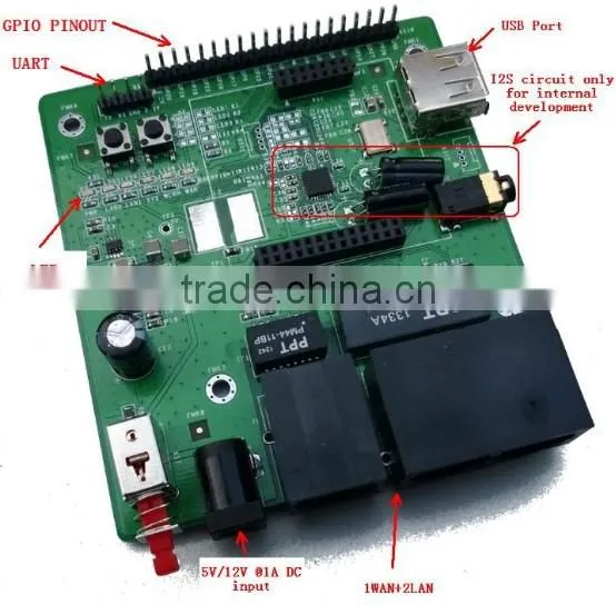 1 WAN +2 LAN WIFI Module with ATHEROS Chipset Extend Wireless Fidelity Function