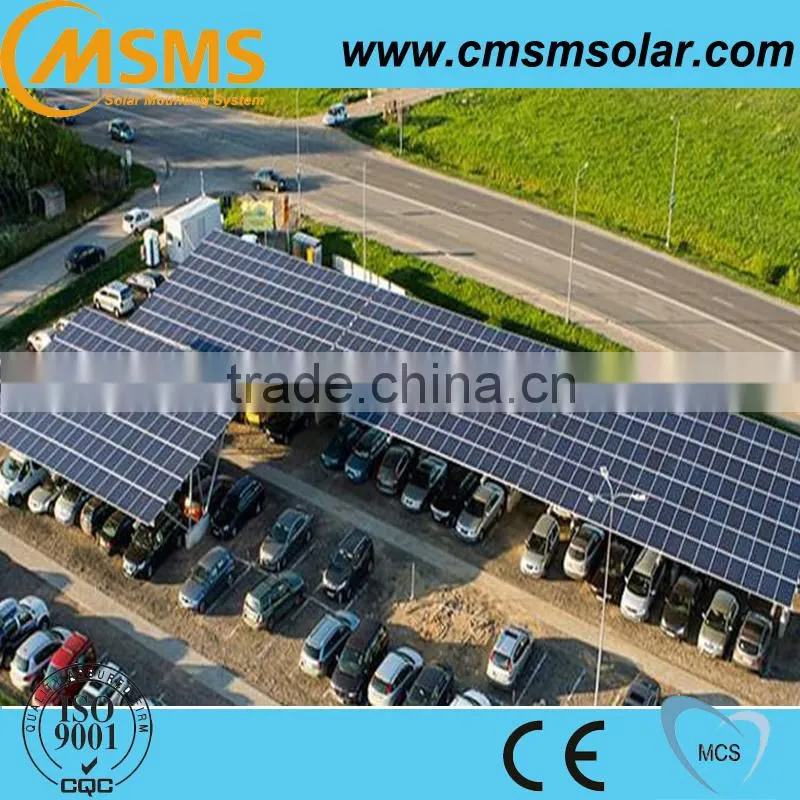 PV aluminum solar panel carport mounting system