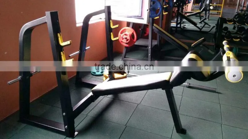 JG-1639 Professional free weight Commercial Fitness Equipment /Gym machine/ Olympic Decline Bench
