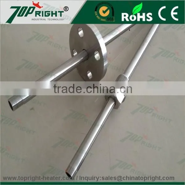 temperature sensor assembly thermocouple with movable flange