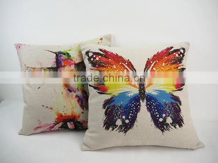 Plain linen/cotton cushion covers throw pillows 24 square pillow covers