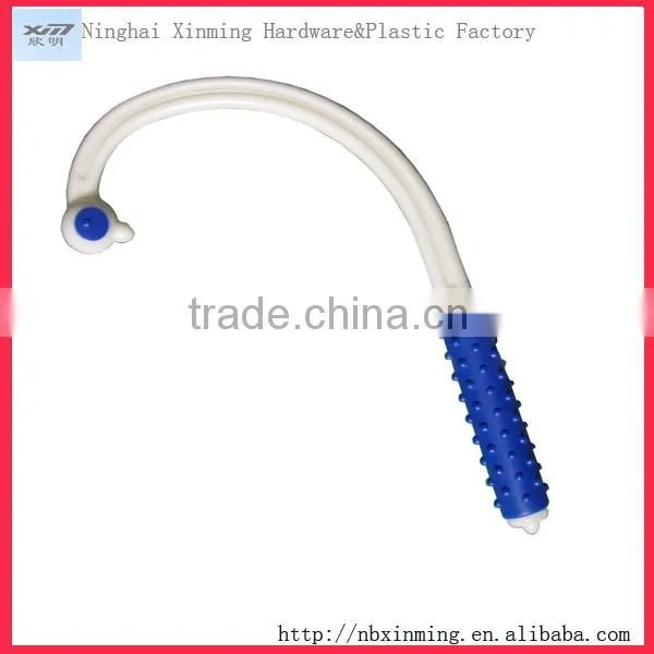 Solid plastic manual neck massager