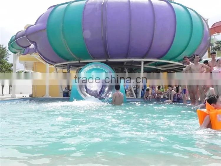 2016 Hot Selling Funny Super Behemoth bowl slide Fiberglass Water Park Amusement for sale