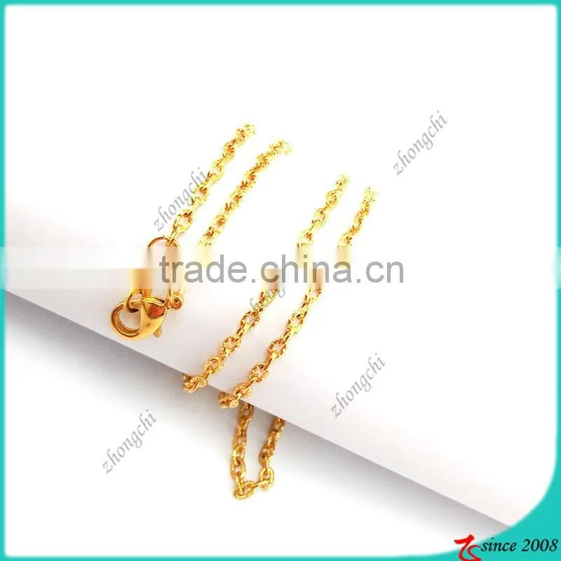 Hot Selling Gold Chain Necklace For Floating Locket Chain Necklace(FN16040839)