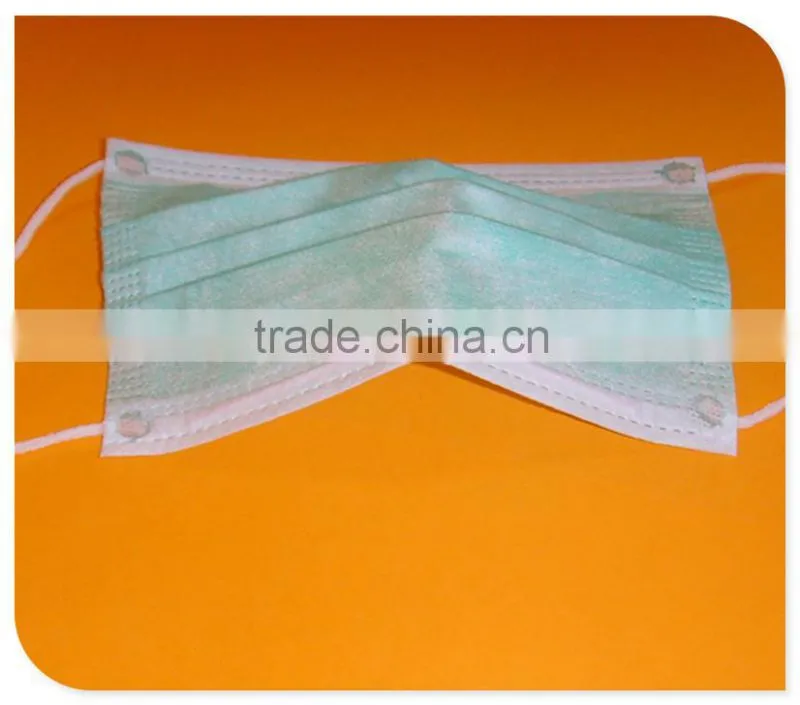 2014 High Quality 3-ply Medical Disposable Face Mask (Earloop)