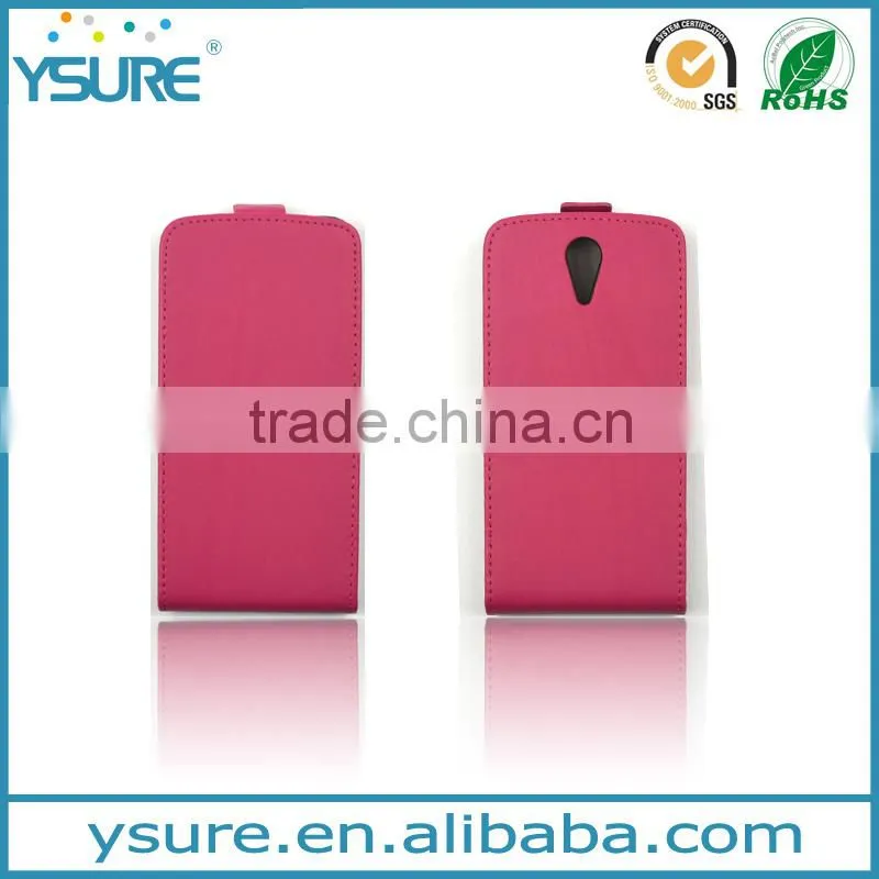for sony m4 aqua , new coming 9 colors best feeling leather flip case for sony m4 aqua