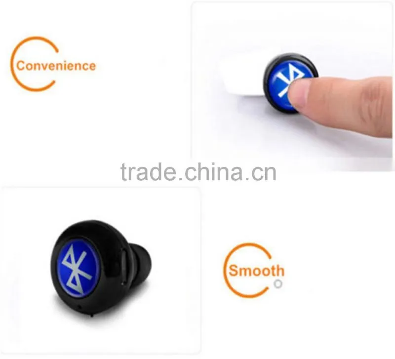 LY 002 4.0 Mini Stereo bluetooth headphone Bluetooth Wireless In-Ear Headphones Headset Stereo Mono Earphone Smallest
