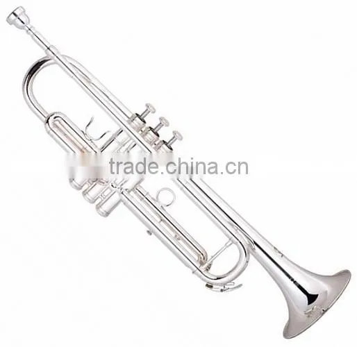 trumpet silver brass material body