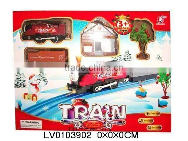 Christmas battery operated Railway Train Toys