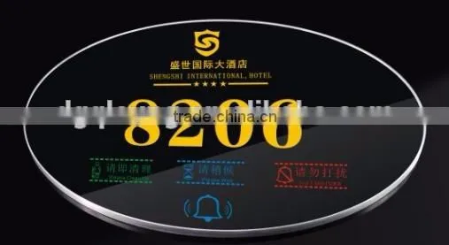 Hotel Electronic DoorPlate 4 in 1 Hotel Doorbell Don't Disturb Touch Screen
