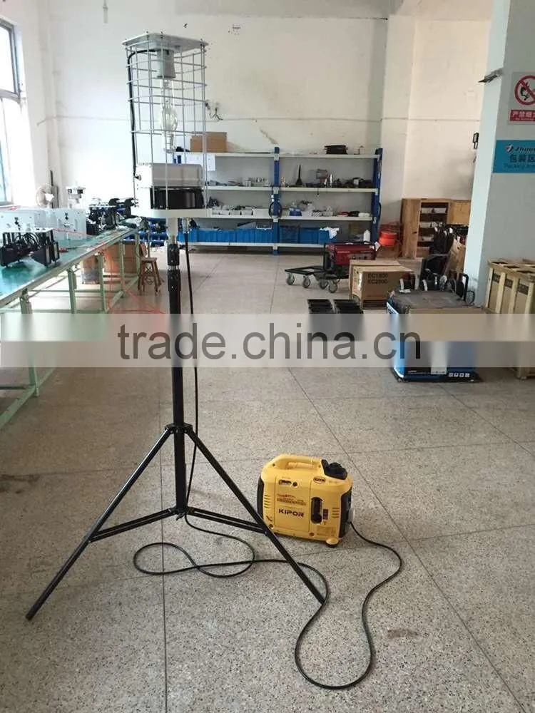 Balloon Light tower with portable generator