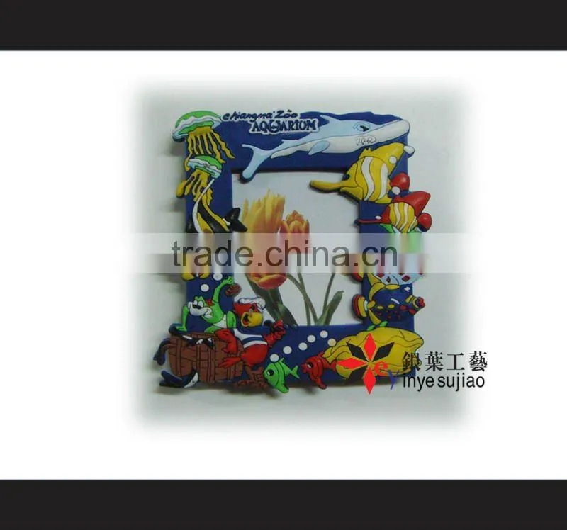 Customized Rubber 3d cute Photo Frame