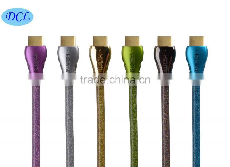 1.5M Colorful Metal HDMI cable with gold plated