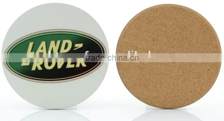 Direct factory sale great Sublimation MDF cork Coaster