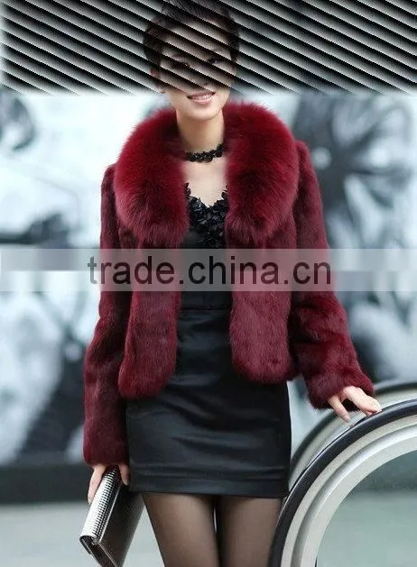 Fashion women fur coat women sheep fur comfortable elegant coat