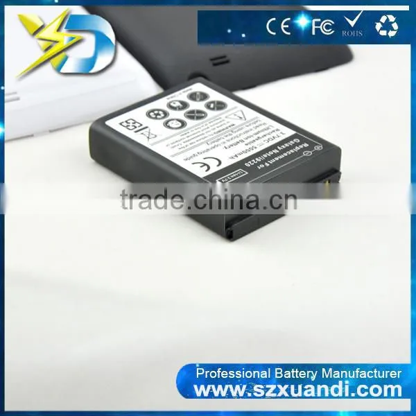 For i9220 black label high capacity 5000mAh 3.7V rechargeable mobile battery