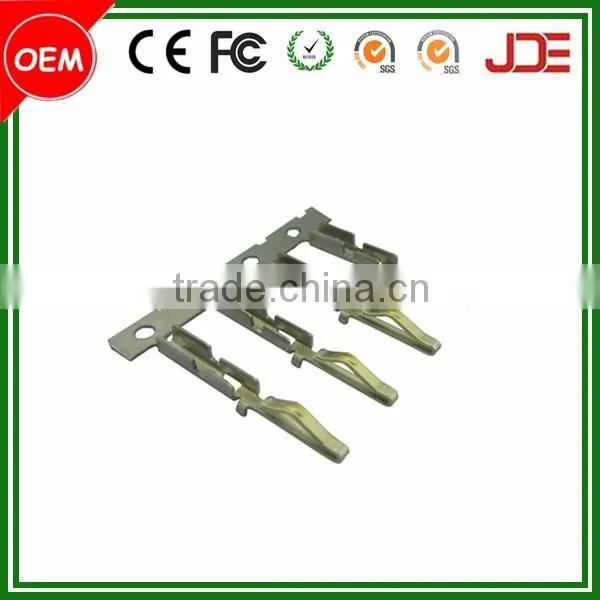 Gold-plated brass motorcycle oxygen sensor terminals