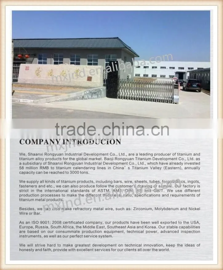 high Titanium wire in hot sale