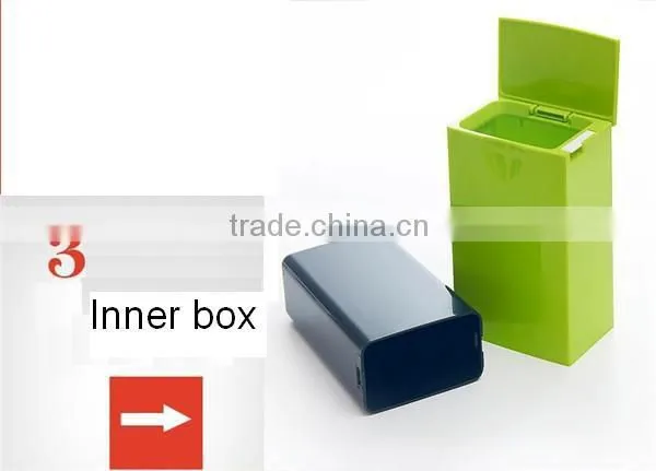 Eco-friendly PP household plastic car trash can