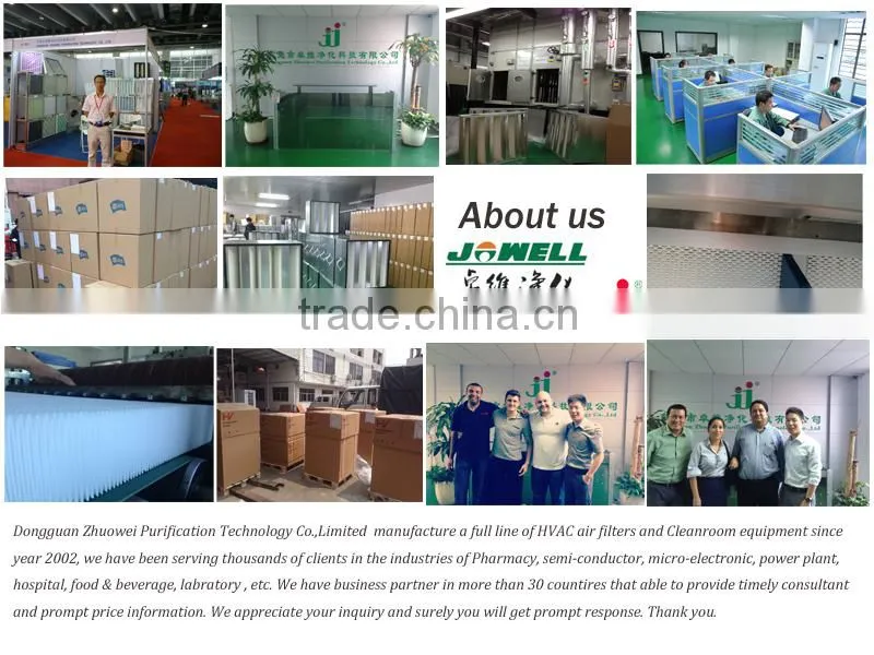 Jowell Class 100 ISO Softwall Small Clean Room with FFU and HEPA Filter Clean Booth