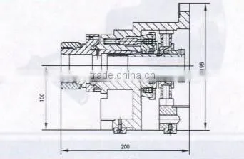 PF100B/5C HORIZONTAL VERTICAL COLLET INDEX