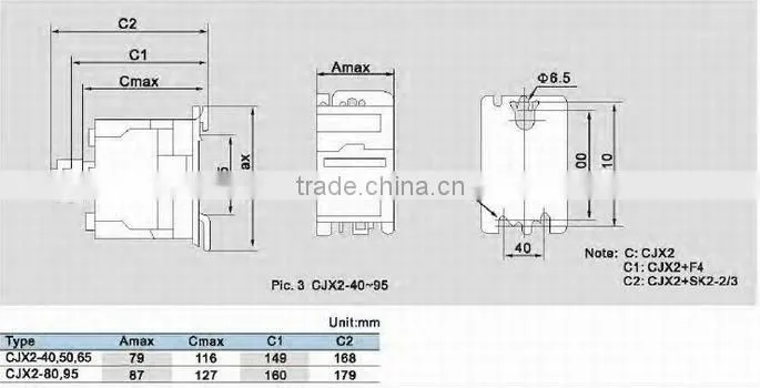 TC1-D2510 AC Contactor