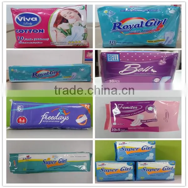organic cotton sanitary napkin ,perforated sanitary napkin with negative