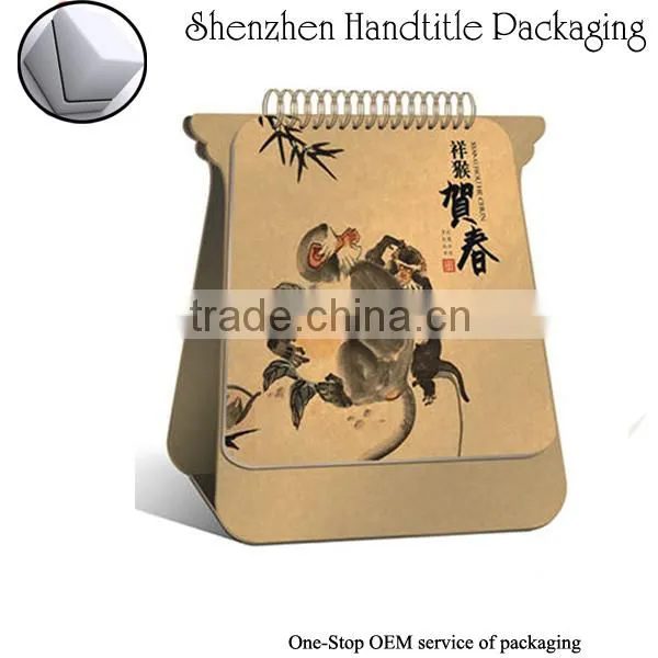 wholesale custom Creative Triangle Desk Calendar With Cute Design