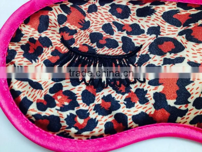 2015 hot sale Leopard Print Sleep Eye Mask For Girls