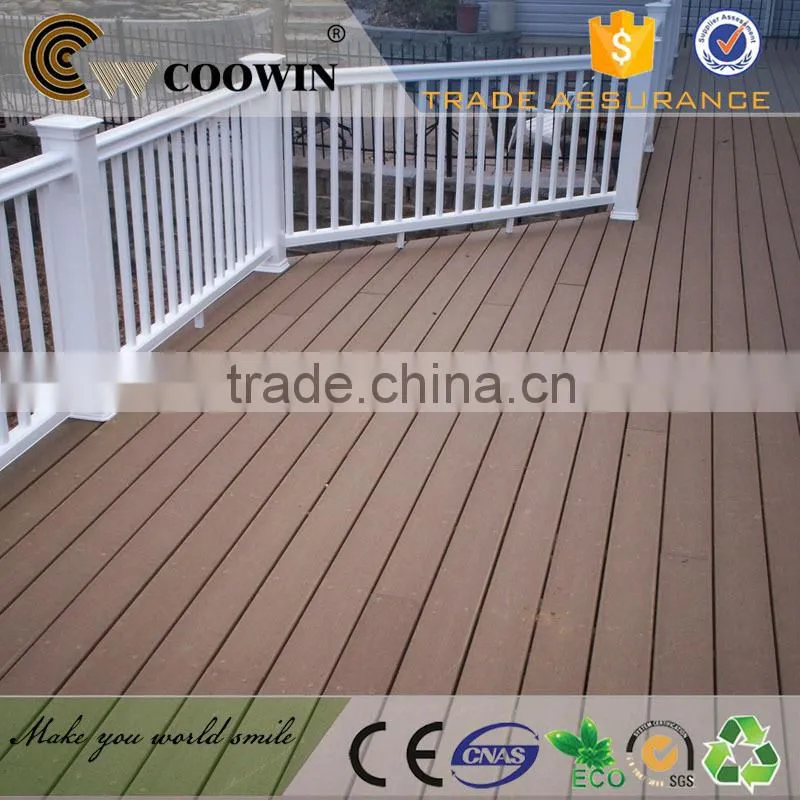 Waterproof solid ship deck flooring