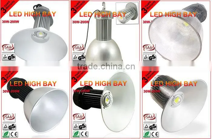 SAA CE RoHS Approved , Factory Price 100W Hook LED High Bay Light