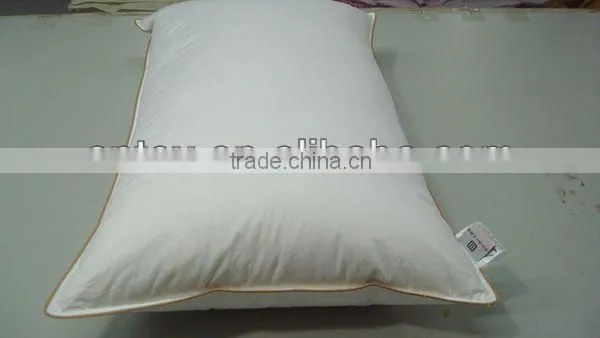 Cotton White Duck Down Gusset Pillow