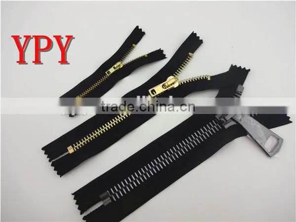 garment accesories& metal teeth dyeable zippers
