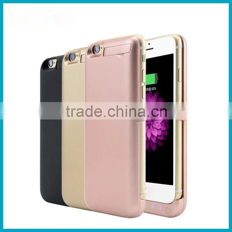 2016 New arrival cell phone case with battery charger for iphone 6