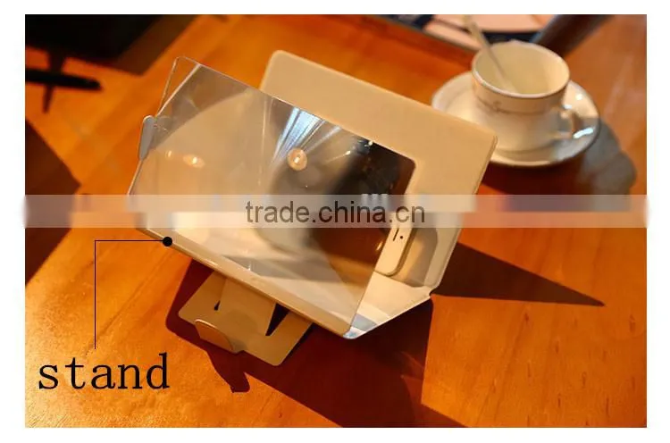 new innovative product mobile phone and tablet LCD screen magnifier, Enlarge cellphone screen Magnifier with Speaker