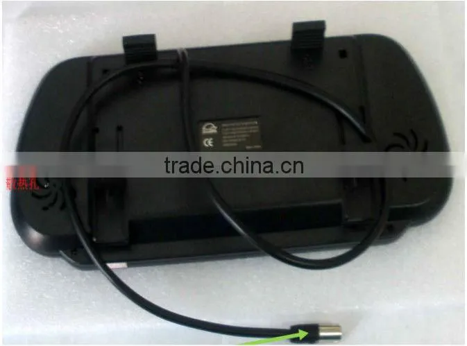 7 "car monitors rear view mirror lcd car monitor screen