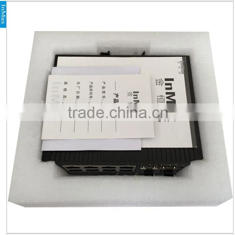 2x1000M FX(SFP Slot) to 8x10/100MBase TX Gigabit Industrial PoE Switches P610A