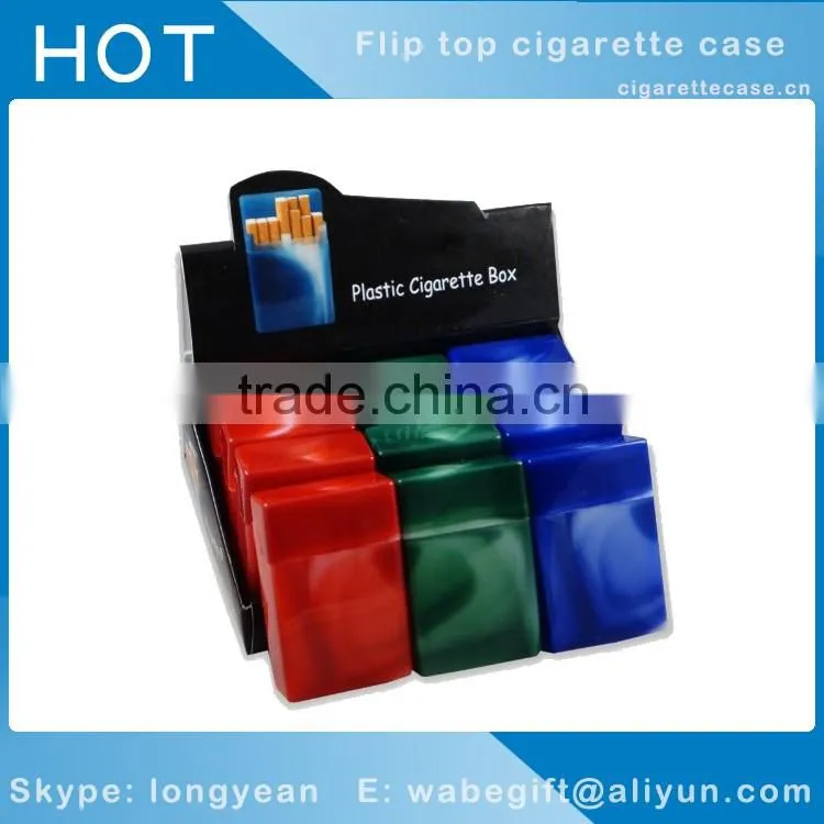 Flip top Cigarette Case box holder use for 20s standard kind size cigarette pack